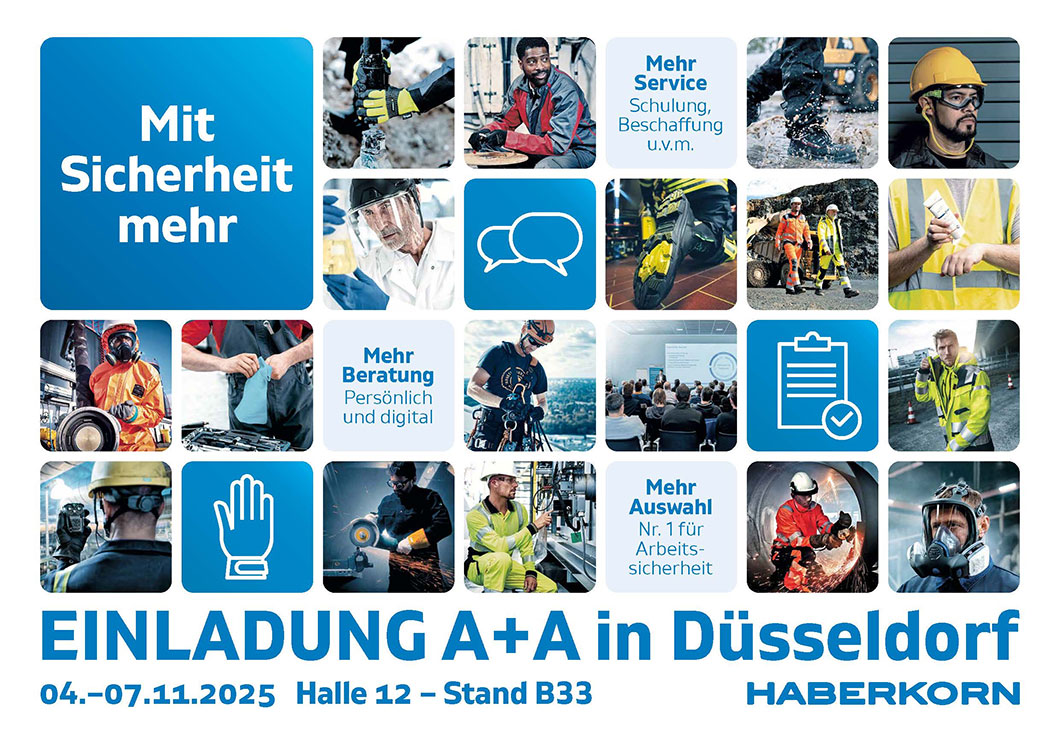 Die Unternehmen der Haberkorn Gruppe auf der A+A 2025 Die Unternehmen der Haberkorn Gruppe auf der A+A 2025